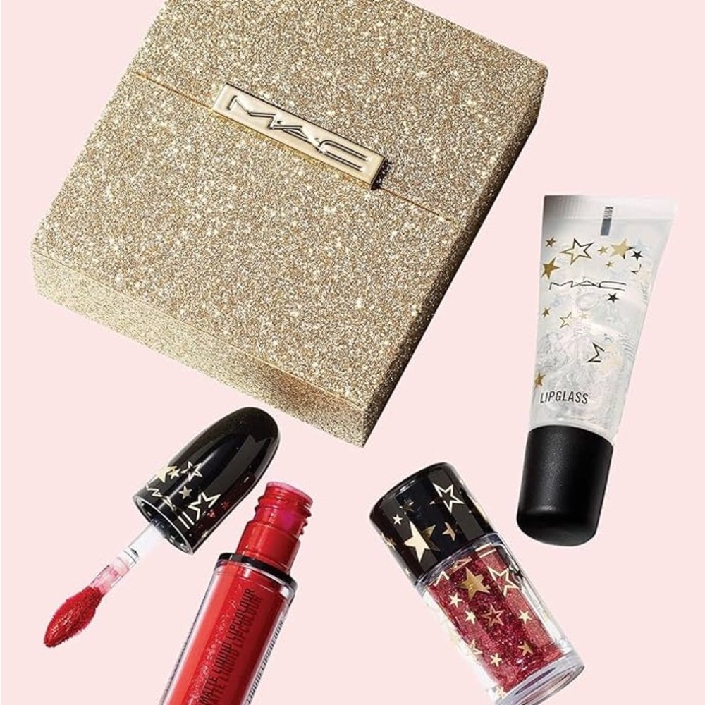 MAC Cosmetics Shining Moment Lip Set - Red and Gold